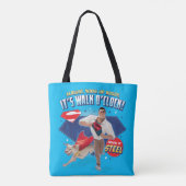 Krypto & Superman - Het is Walk O'Clock! Tote Bag (Achterkant)