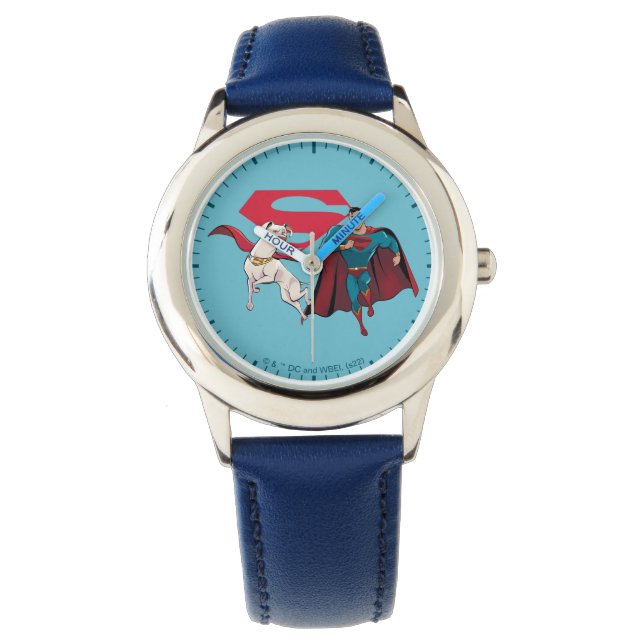 Krypto & Superman Horloge (Voorkant)