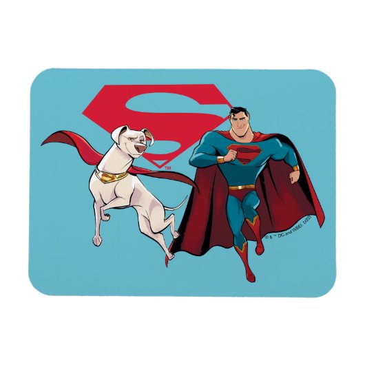 Krypto & Superman Magneet (Horizontaal)