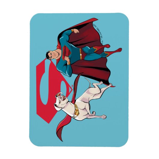 Krypto & Superman Magneet (Verticaal)