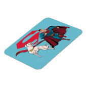 Krypto & Superman Magneet (Linkerzijde)