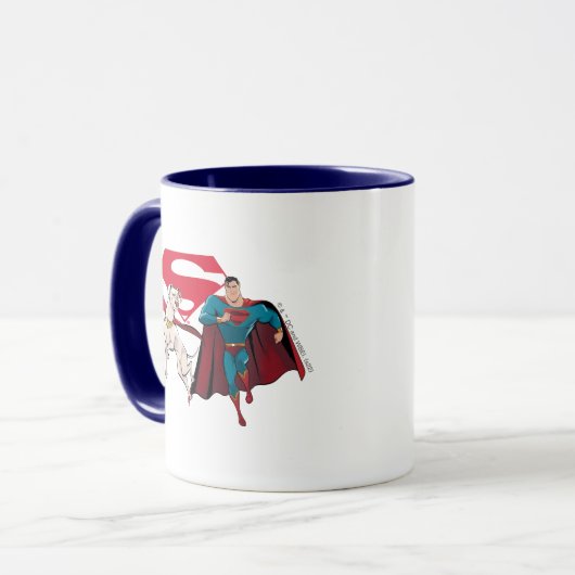 Krypto & Superman Mok (Voorkant links)