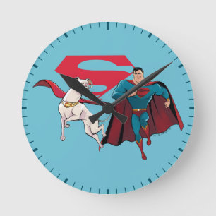Krypto & Superman Ronde Klok