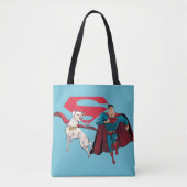 Krypto & Superman Tote Bag (Voorkant)