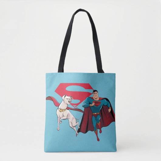 Krypto & Superman Tote Bag (Voorkant)