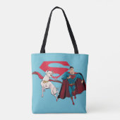 Krypto & Superman Tote Bag (Achterkant)