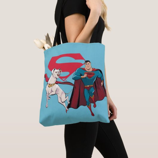 Krypto & Superman Tote Bag (Dichtbij)