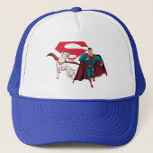 Krypto & Superman Trucker Pet (Voorkant)