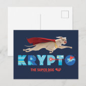 Krypto The Super-Dog Briefkaart (Voorkant / Achterkant)