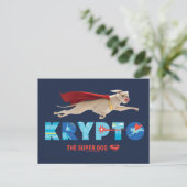 Krypto The Super-Dog Briefkaart (Staand voorkant)