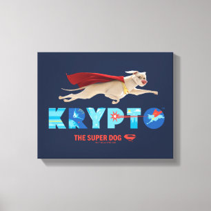 Krypto The Super-Dog Canvas Afdruk