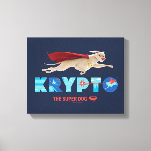 Krypto The Super-Dog Canvas Afdruk (Voorkant)