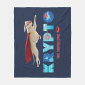 Krypto The Super-Dog Fleece Deken (Voorkant)