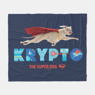 Krypto The Super-Dog Fleece Deken