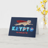 Krypto The Super-Dog Kaart (Gele Bloem)