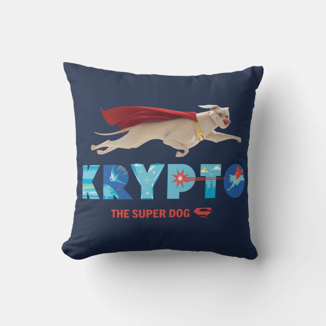 Krypto The Super-Dog Kussen (Voorkant)