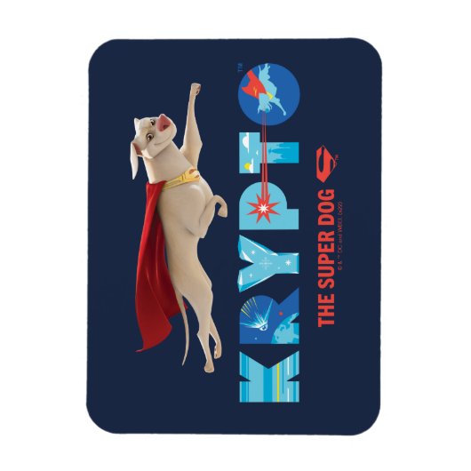 Krypto The Super-Dog Magneet (Verticaal)