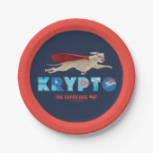 Krypto The Super-Dog Papieren Bordje (Voorkant)