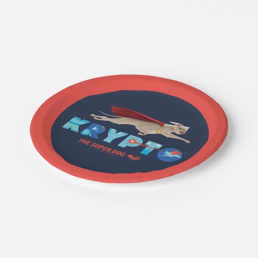 Krypto The Super-Dog Papieren Bordje (Gekanteld)