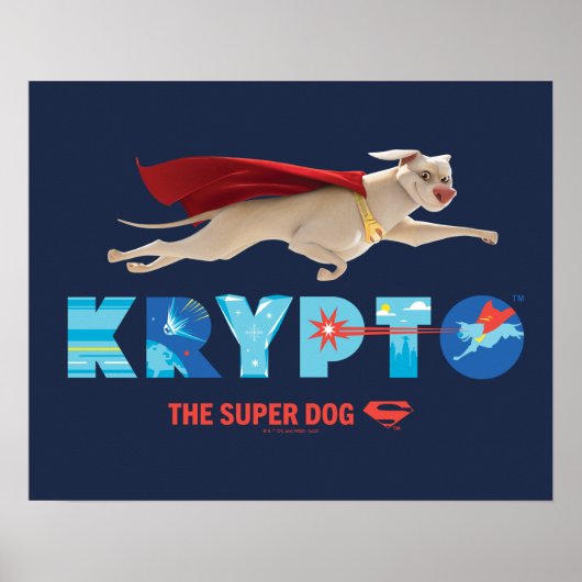 Krypto The Super-Dog Poster (Voorkant)