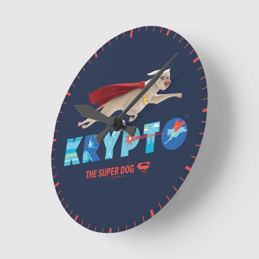 Krypto The Super-Dog Ronde Klok (Hoek)