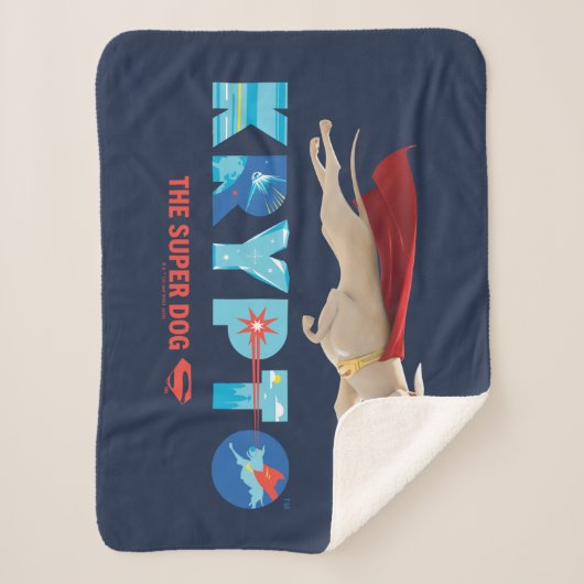 Krypto The Super-Dog Sherpa Deken (Voorkant)