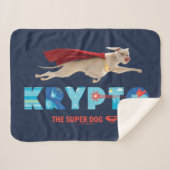 Krypto The Super-Dog Sherpa Deken (Voorkant (horizontaal))