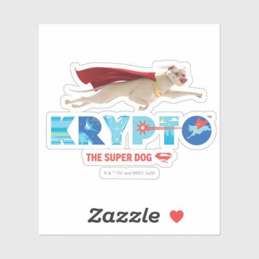 Krypto The Super-Dog Sticker (Vel)