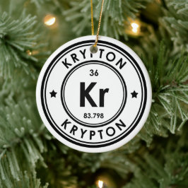 Krypton Element Keramisch Ornament