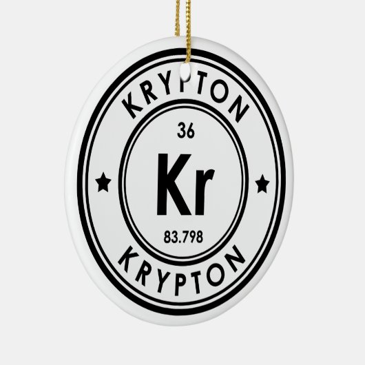 Krypton Element Keramisch Ornament (Rechts)