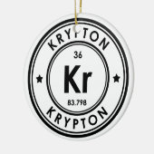 Krypton Element Keramisch Ornament (Links)