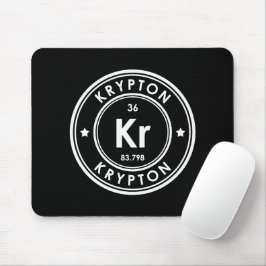 Krypton Element Zwart Muismat