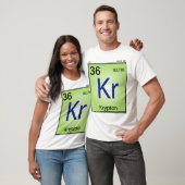Krypton (Kr) Element T-Shirt - Voorzijde slechts (Unisex)