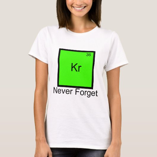 Krypton: Nooit vergeten Element Punt T-Shirt (Voorkant)