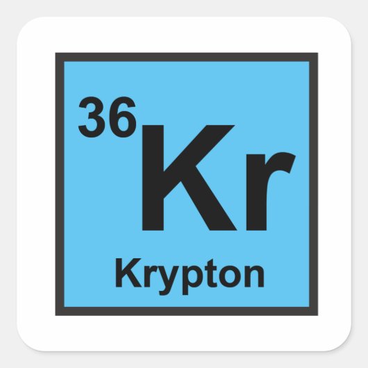 Krypton Sticker (Voorkant)