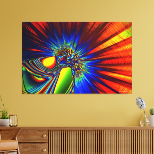 Kryptoniet Canvas Afdruk (Insitu (Woonkamer))