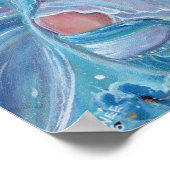 Krysta frosty blue fairy poster van Renee Lavoie (Hoek)