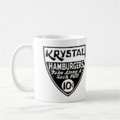 Krystal 10 Cent Shield Koffiemok (Links)
