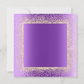 Krystal 1 Champaigne Gouden Glitter Confetti Kaart (Achterkant)