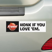 Krystal Bumpersticker (Op auto)