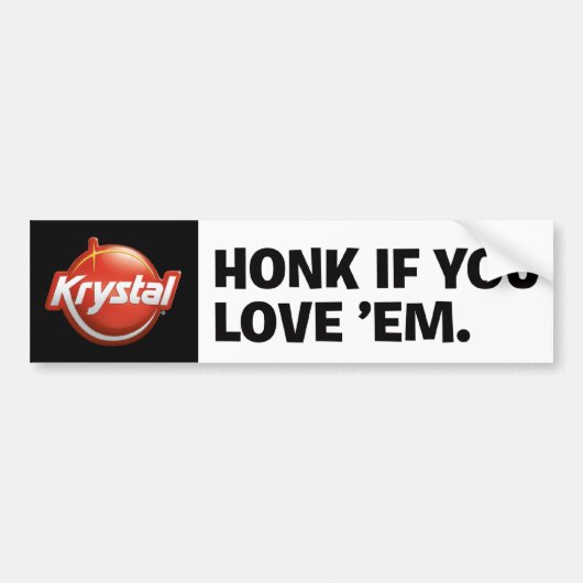 Krystal Bumpersticker (Voorkant)