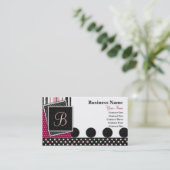 Krystal Chic Pink Visitekaartje (Staand voorkant)