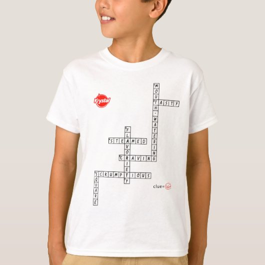 Krystal Crossword T-shirt (Voorkant)