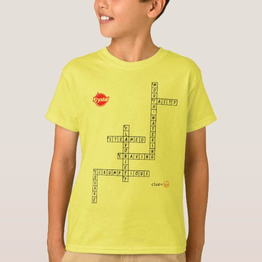Krystal Crossword T-shirt (Voorkant)