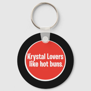 Krystal Hot Buns Sleutelhanger