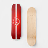 Krystal-Logo met klapplaat Persoonlijk Skateboard (Voorkant)