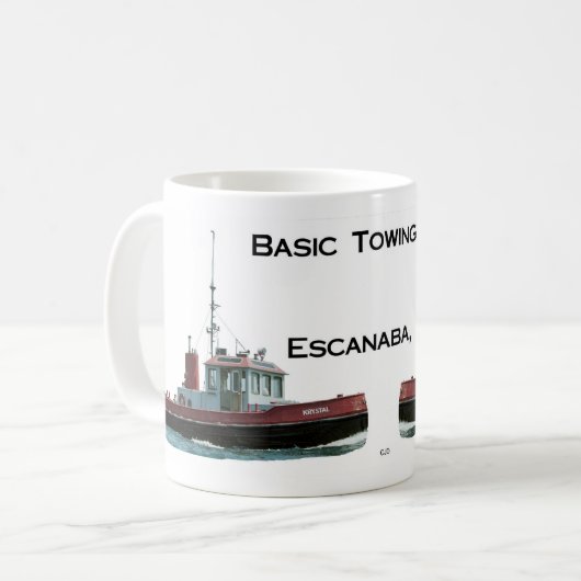 Krystal-mok Koffiemok (Voorkant links)