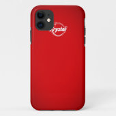 Krystal Red iPhone Case (Achterkant)