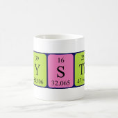 Krystina periodieke tabelnaam mok (Center)