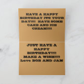 KS Firey Windmill Sunset Birthday Wenskaart Kaart (Binnen)